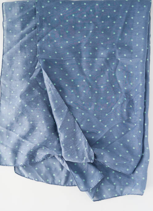 Foulard bleu PIECES pour femme