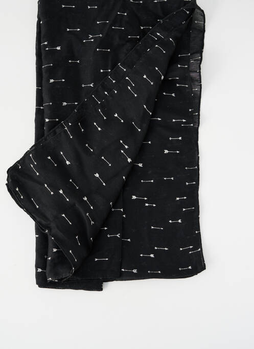 Foulard noir PIECES pour femme