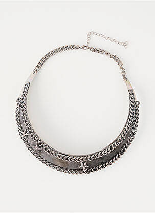 Collier argent AB STUDIO femme