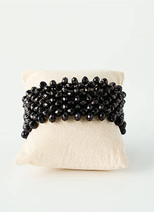 Bracelet noir GET INFECTED pour femme