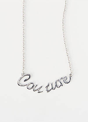 Collier argent AB STUDIO femme
