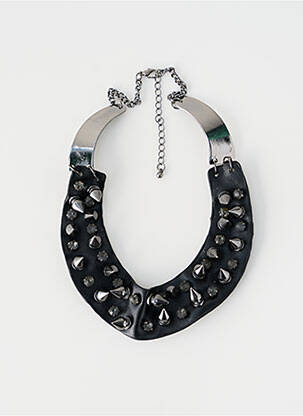 Collier noir AB STUDIO femme
