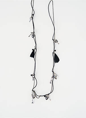 Collier noir GET INFECTED pour femme