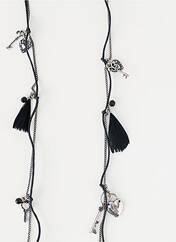 Collier noir GET INFECTED pour femme seconde vue