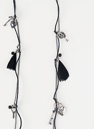 Collier noir GET INFECTED femme