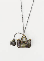 Collier marron GET INFECTED pour femme seconde vue