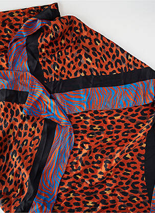 Foulard marron HAILYS femme