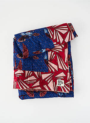 Foulard rose BIRDS ON THE RUN pour femme