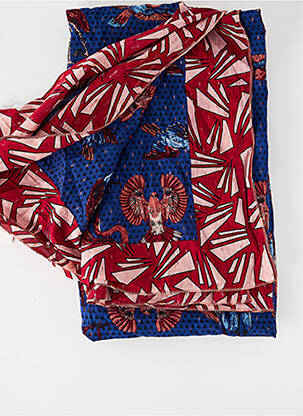 Foulard rose BIRDS ON THE RUN femme