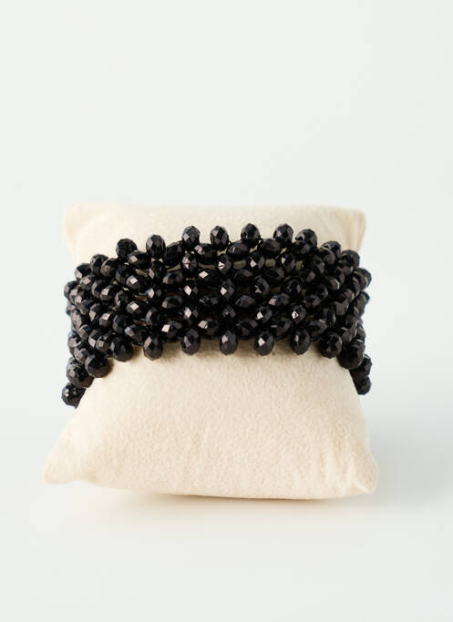 Bracelet noir GET INFECTED pour femme