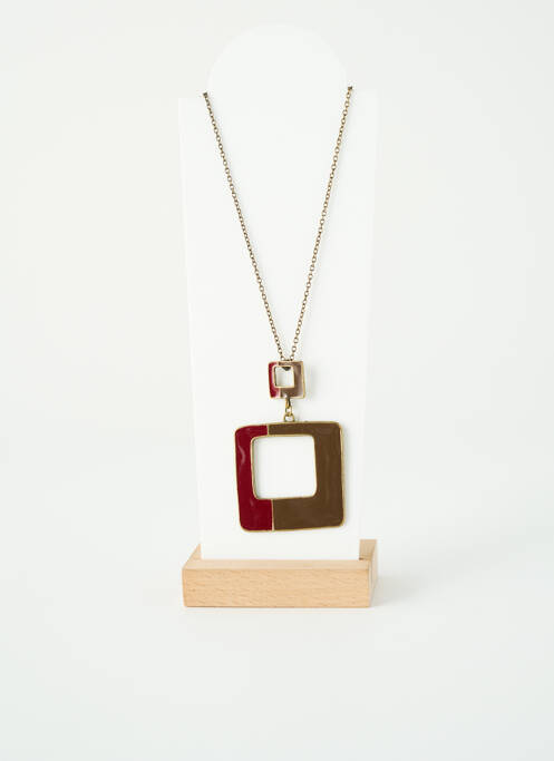 Collier rouge GET INFECTED pour femme