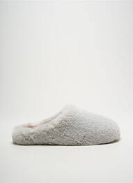 Chaussons/pantoufles bout rond bout rond gris GEORGIA ROSE femme