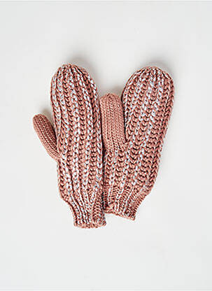 Gants rouge PIECES femme