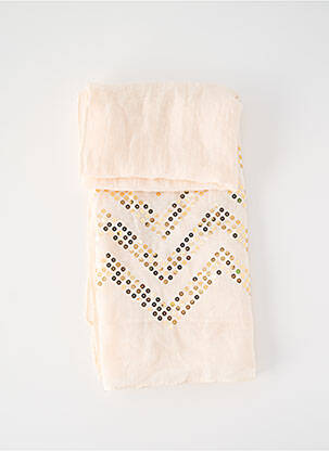 Foulard beige ZEB STYLE LAB  pour femme