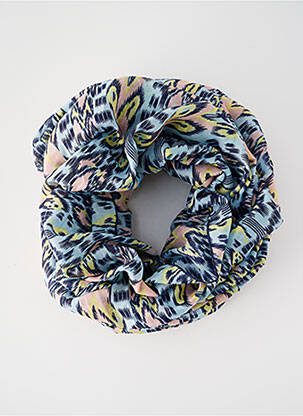 Col / Tour de cou bleu PIECES pour femme