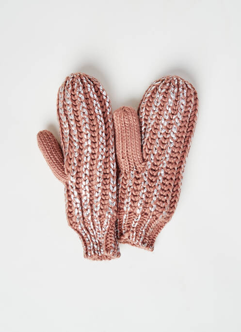 Gants rouge PIECES pour femme