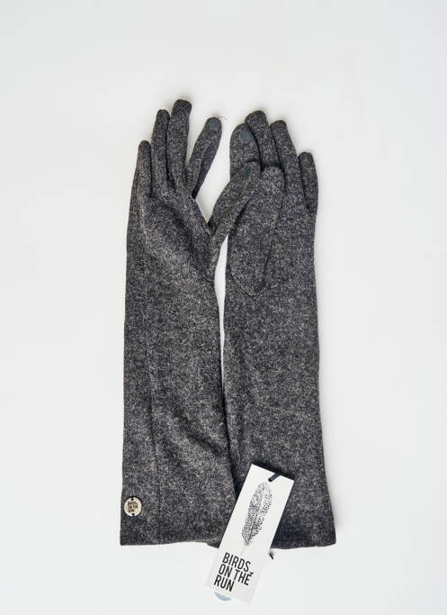 Gants gris BIRDS ON THE RUN pour femme