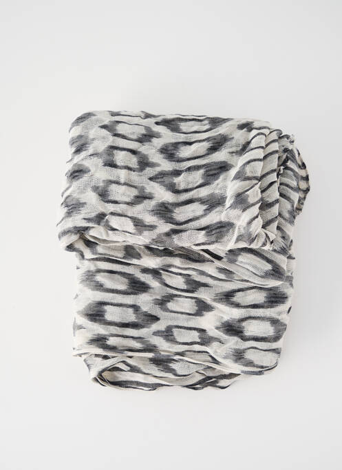 Foulard noir PIECES pour femme