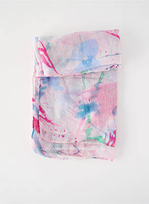 Foulard rose ZEB STYLE LAB  pour femme