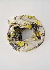 Foulard jaune PIECES pour femme seconde vue