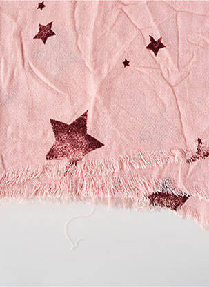 Foulard rose EDC femme