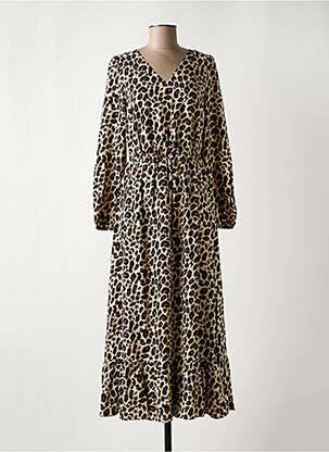 Robe longue marron IKKS femme