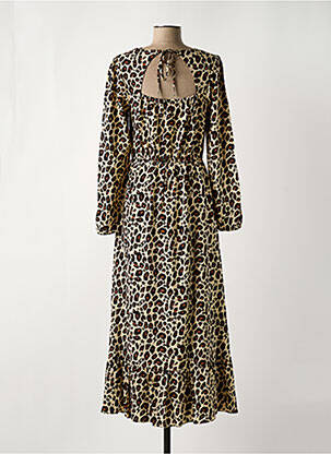 Robe longue marron IKKS femme