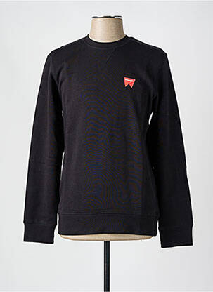 Sweat-shirt col rond noir WRANGLER homme