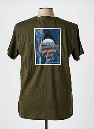 T-shirt col rond marron BLEND homme