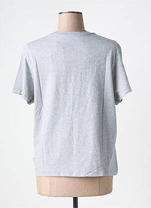 T-shirt col rond gris LEVI'S femme
