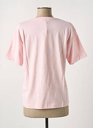 T-shirt col rond rose TOMMY HILFIGER femme