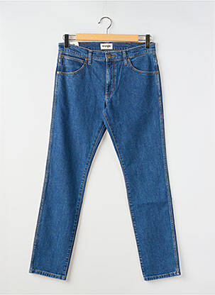 Jeans coupe droite bleu WRANGLER pour homme