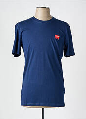 T-shirt bleu WRANGLER pour homme seconde vue