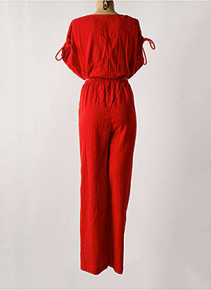 Combi-pantalon col v rouge VILA femme