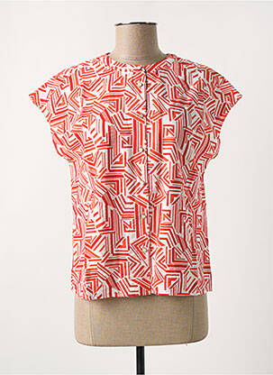Top col rond blanc VILA femme