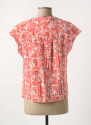 Top col rond blanc VILA femme
