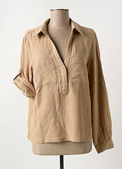 Blouse beige VILA pour femme seconde vue