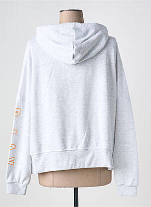 Sweat-shirt à capuche col rond blanc ONLY PLAY femme