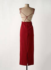 Robe longue rouge NA-KD pour femme seconde vue