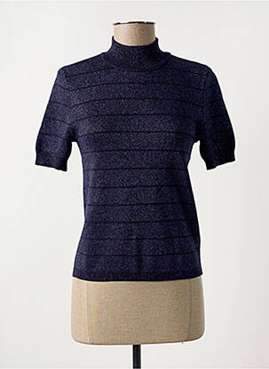 Pull bleu OBJECT pour femme