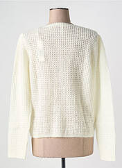 Gilet manches longues blanc I.CODE (By IKKS) pour femme seconde vue