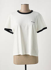T-shirt blanc WRANGLER pour femme seconde vue