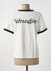 T-shirt blanc WRANGLER pour femme seconde vue