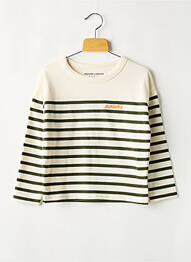 T-shirt col rond blanc MAISON LABICHE enfant