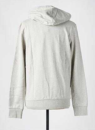 Sweat-shirt à capuche col rond gris SCHOTT homme