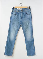 Jeans coupe droite bleu WRANGLER pour homme seconde vue