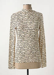 T-shirt beige OBJECT pour femme seconde vue