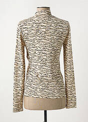 T-shirt beige OBJECT pour femme seconde vue