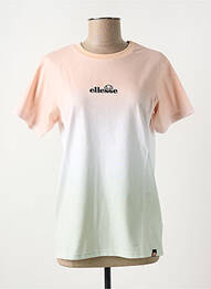 T-shirt col rond multicolore ELLESSE femme