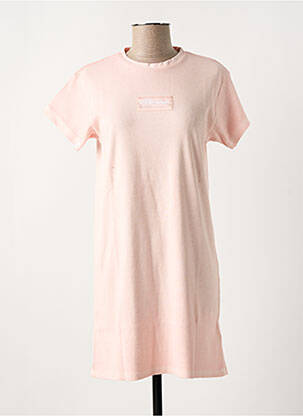 Robe courte col rond rose ELLESSE femme